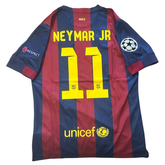 2014/15 FC Barcelona champions league final kit. Neymar Jr soccer jersey. NWT - Picture 2 of 4